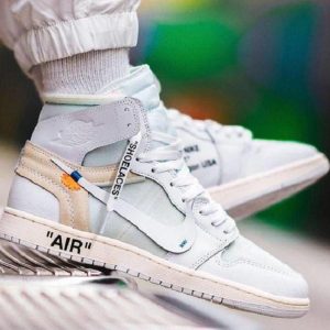 Nike Air Jordan 1 Off White High Quality Sneakers Shoes