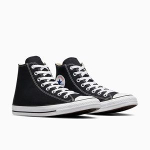 Converse Long Black And White Shoes