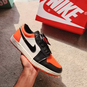 First copy Nike Jordan 1 orange toe low shoe