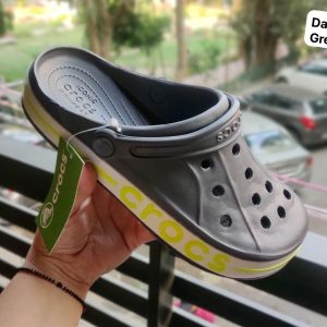 First copy crocs clogs repilca grey green