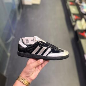 FIRST COPY ADIDAS ORIGINALS SAMBA ATMOS BLACK SILVER FOR BOY