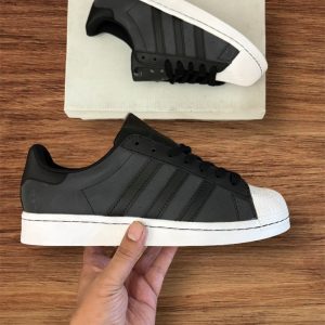 Adidas Originals Superstar Black Printed First Copy Shoes — Men's | COD India