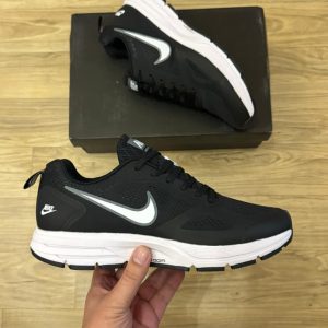 Nike Air Zoom Pegasus Black White First Copy Running Shoes — Men's | COD India