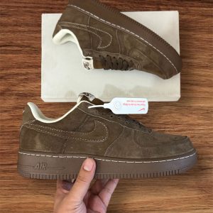 Nike Air Force 1 Brown Suede First Copy Shoes — Men's | COD India